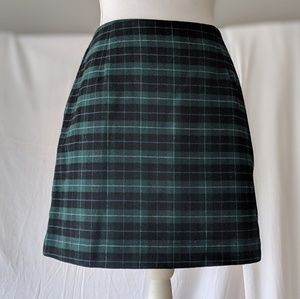 NWT 90s Style Plaid Skirt